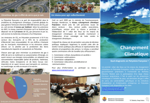 Brochure "Changement climatique, quel diagnostic en Polynésie