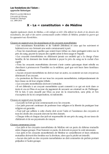 10_La constitution de Médine