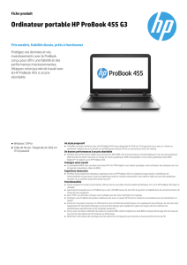 Ordinateur portable HP ProBook 455 G3