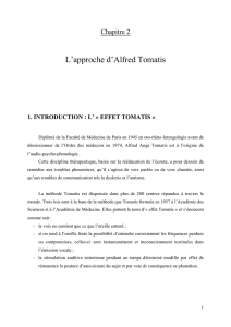 L`approche d`Alfred Tomatis