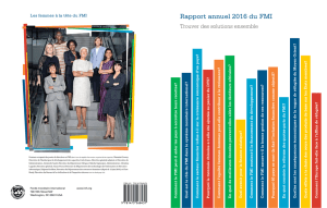 Rapport annuel 2016 du FMI