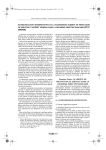 (97/C 209/04) Premi&egrave;re Partie: LA LIBERTE DE