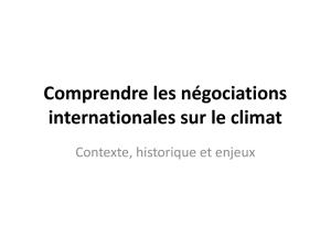 Comprendre les négociations internationales sur le climat