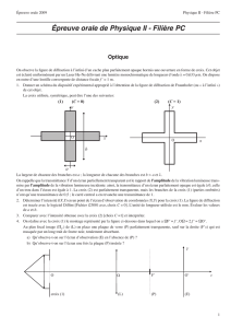 Physique 2 - Concours Centrale