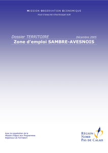 Zone d`emploi SAMBRE-AVESNOIS