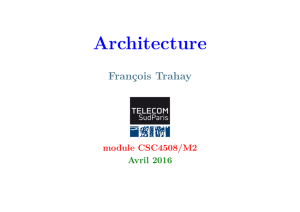 Architecture - Telecom SudParis