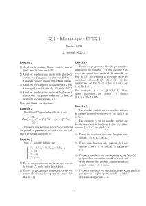 DS 1 - Informatique - CPBX 1