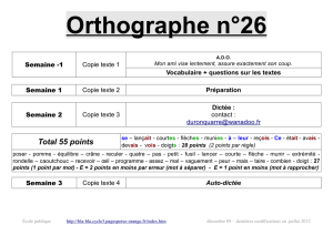 Orthographe n°26 - bla-bla cycle 3