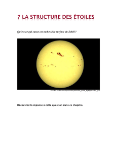 7-La structure des étoiles - La physique à Mérici