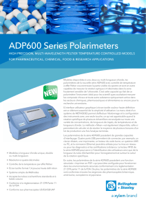 Polarimètres série ADP600