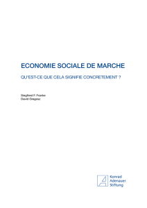 economie sociale de marche - Konrad-Adenauer