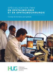 spécialisation fmh en ophtalmologie et en - SIWF