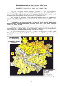 Sortie géologique : la pierre en Lot et Garonne