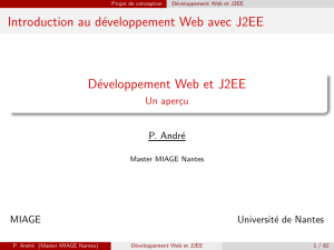 Développement Web et J2EE - Univ. Nantes