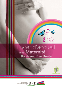 de la maternité - Polyclinique Bordeaux Rive Droite