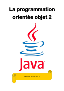 La programmation orientée objet 2