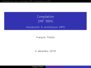 Compilation (INF 564)