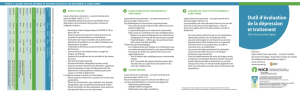Outil d`évaluation de la dépression et traitement chez les personnes