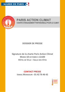 paris action climat - Groupe Caisse des Dépôts