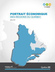 Portrait économique des régions du Québec