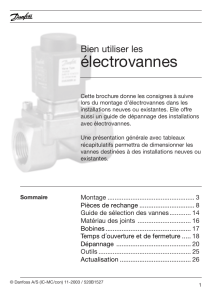 électrovannes