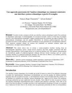 Une approche paresseuse de l`analyse sémantique ou comment