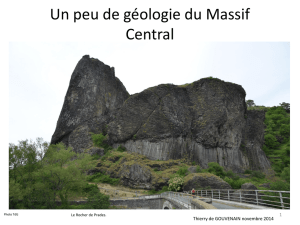 Géologie du Massif Central