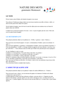 nature des mots - Mon instit` c`est Oummi!