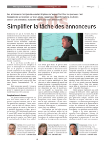 Simplifier la tâche des annonceurs - WAN-IFRA