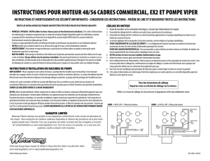 instructions pour moteur 48/56 cadres