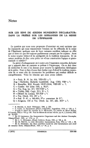 SUR LES SENS DE «EISDEM MUNERIBUS DECLARATUR» DANS