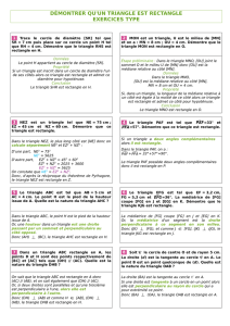 démontrer qu`un triangle est rectangle exercices type