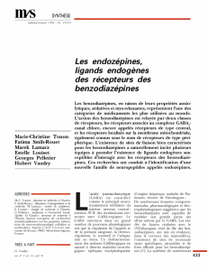 dry Les endozépines, ligands endogènes des - iPubli