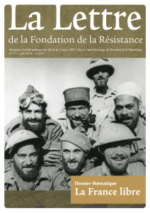La France libre - Fondation de la Résistance