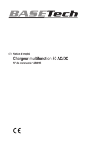 Chargeur multifonction 80 AC/DC