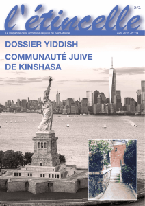 dossier yiddish communauté juive de kinshasa