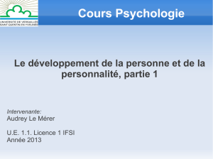 Cours Psychologie - e