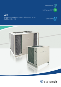 Groupes de condensation à refroidissement par air Modèles 205 à