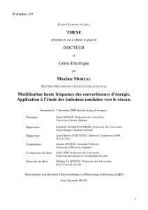 Modélisation haute fréquence des convertisseurs d
