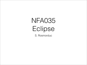 Cours 1 : Eclipse
