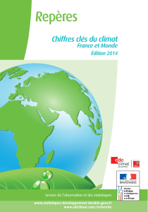 Chiffres clés du climat France et Monde - édition 2014