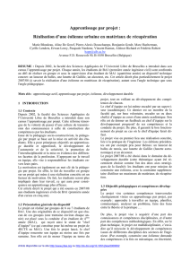 Apprentissage par projet : Réalisation d\`une éolienne urbaine en