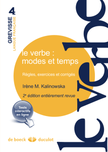le verbe : modes et temps