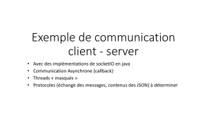 Exemple de communication client