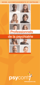 Professionnels de la psychiatrie