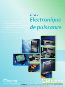 Electronique de puissance