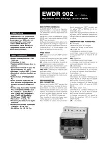EWDR 902 rel. 11/99 fra régulateurs avec affichage, un sortie relais