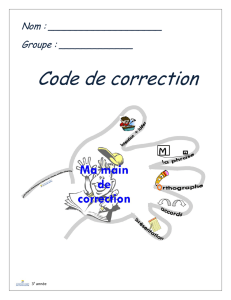 Code de correction