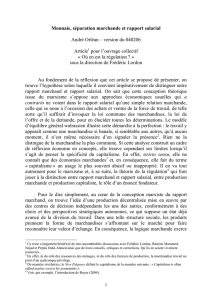 document de travail - Paris School of Economics