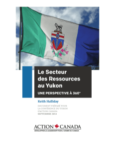 Le Secteur des Ressources au Yukon